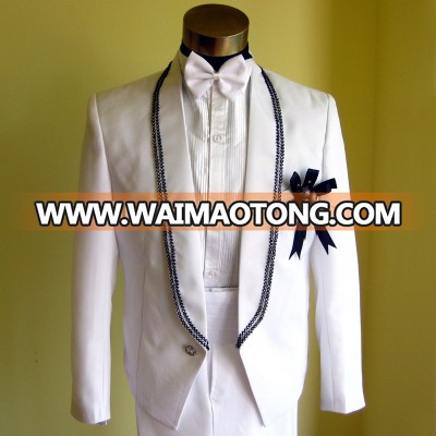 2017 new style white wedding suits for men